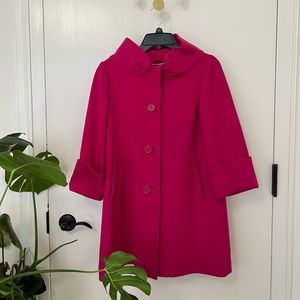 Kate Spade Etta Coat as seen on Zooey Deschanel